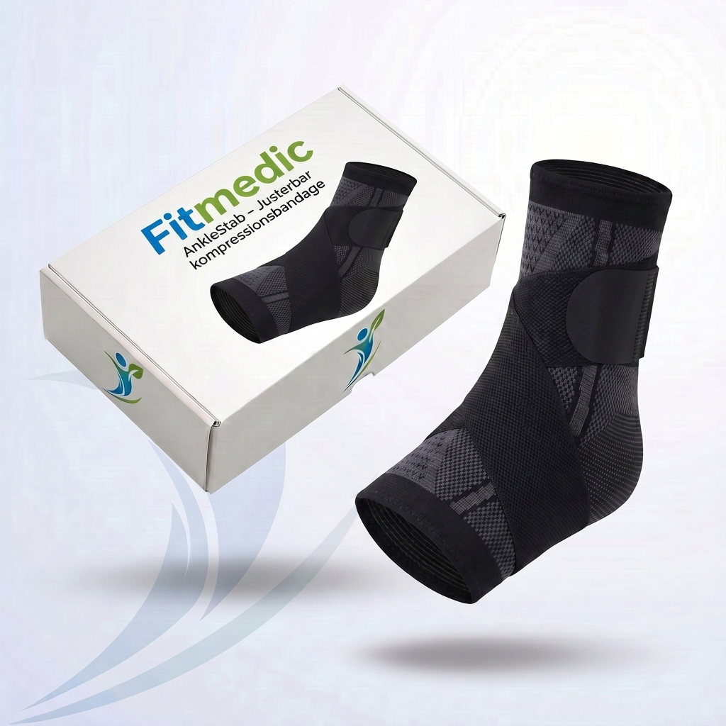 Fitmedic AnkleStab – Justerbar kompressionsbandage